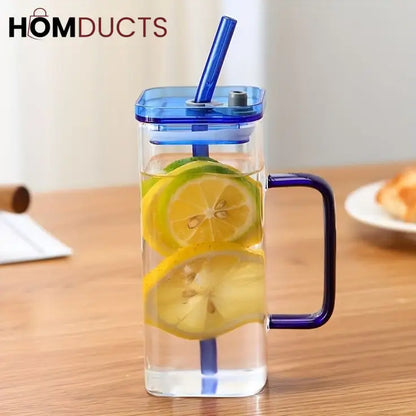 Straw Cup With Lid