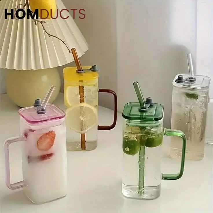 Straw Cup With Lid