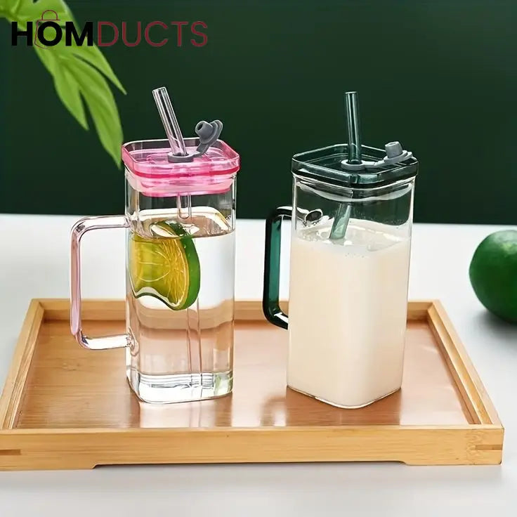 Straw Cup With Lid