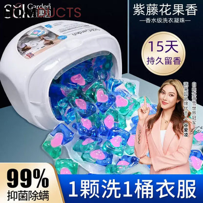 Suk Garden Lavender Fruity Scent Laundry Pods – Long-Lasting Fragrance, Deep Cleaning Detergent Capsules