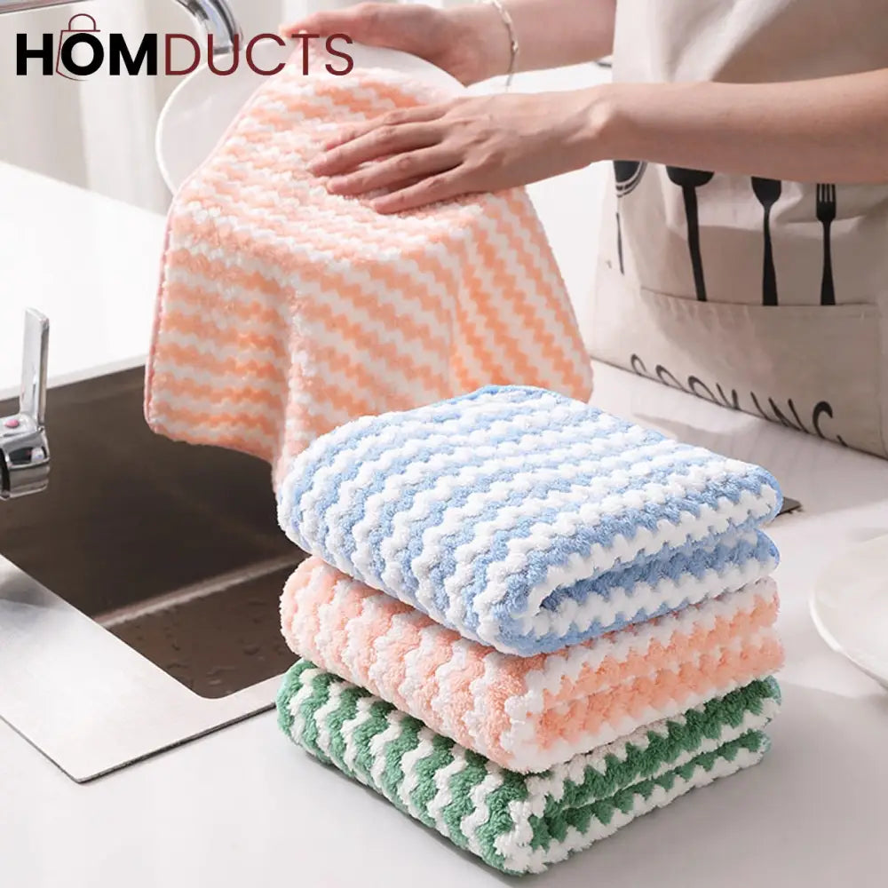 Super Absorbent Kitchen Cleaning Towel (3pcs)