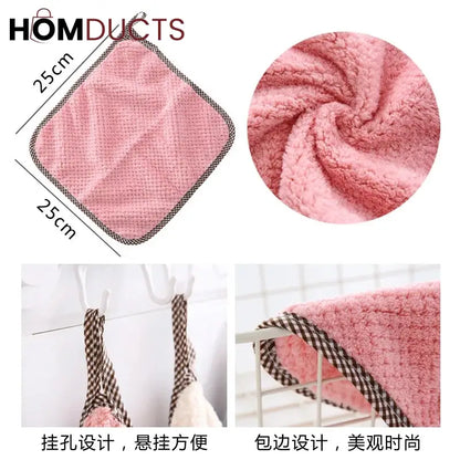 Super Absorbent Microfiber kitchen Dish Cloth (4pcs )