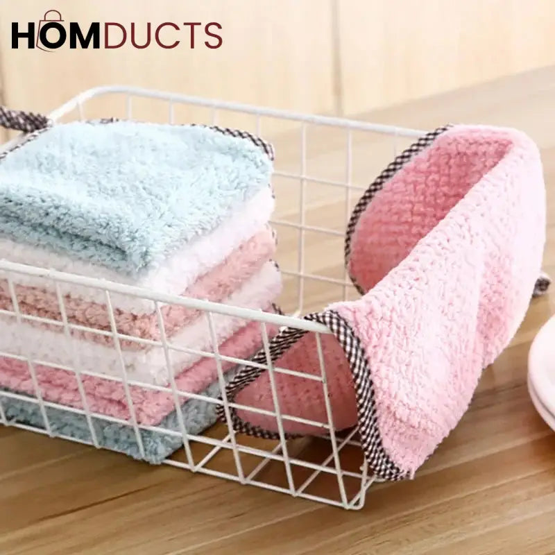 Super Absorbent Microfiber kitchen Dish Cloth (4pcs )