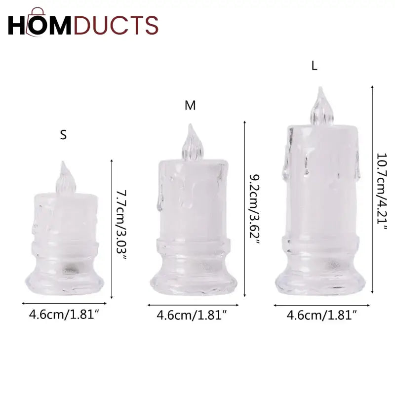 Table Decor Flameless Candles