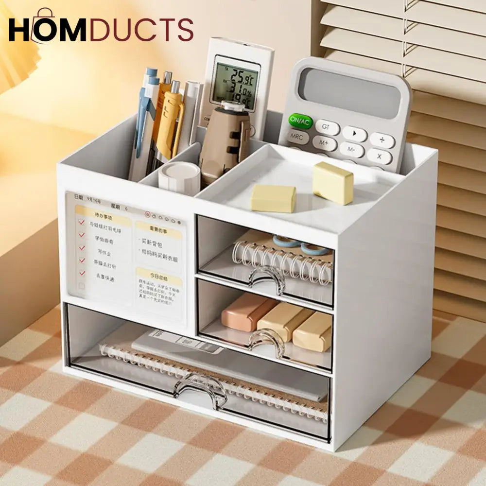 Tabletop Stationery And Cosmetic Organizer