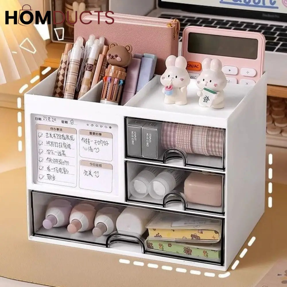 Tabletop Stationery And Cosmetic Organizer