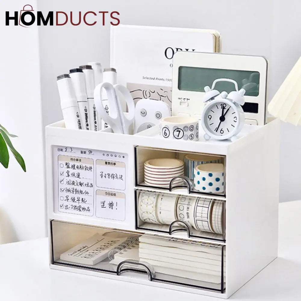 Tabletop Stationery And Cosmetic Organizer