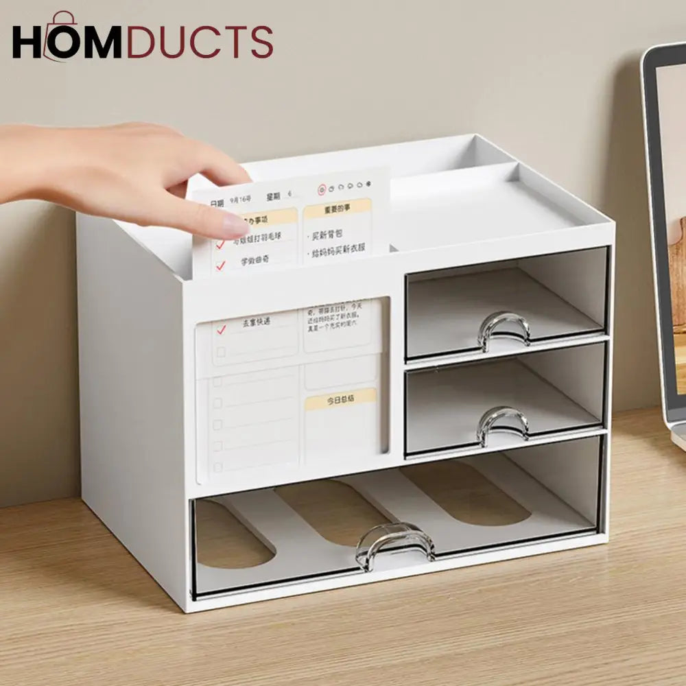 Tabletop Stationery And Cosmetic Organizer