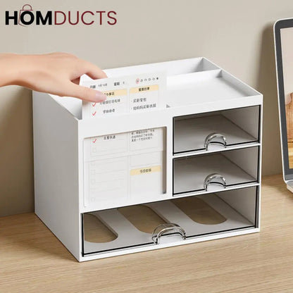 Tabletop Stationery And Cosmetic Organizer