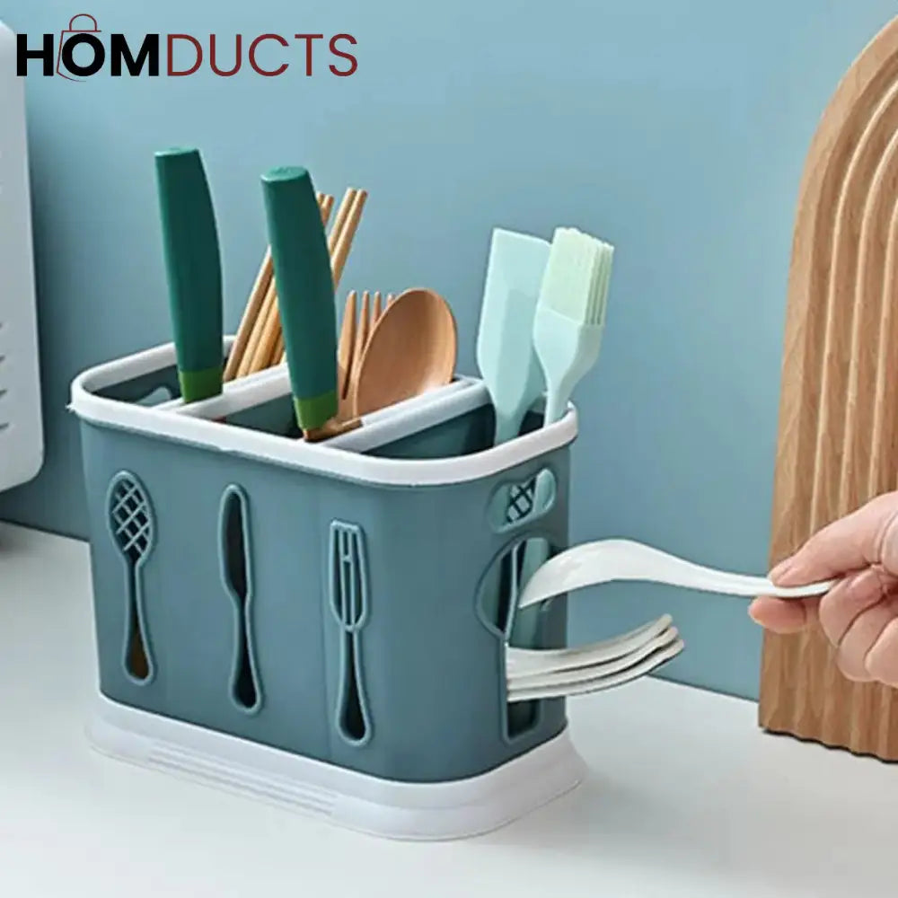 Three Partition Cutlery Holder