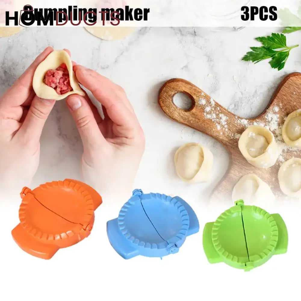 Three Pcs ColourFull Dumplimg Mold