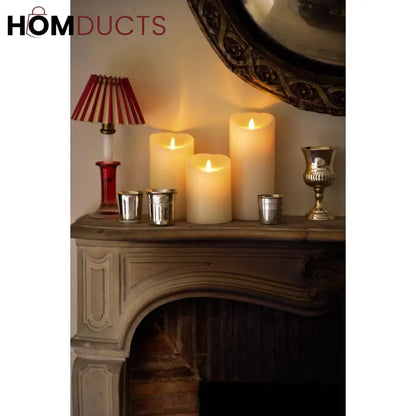 Three Pcs Led Candle Light
