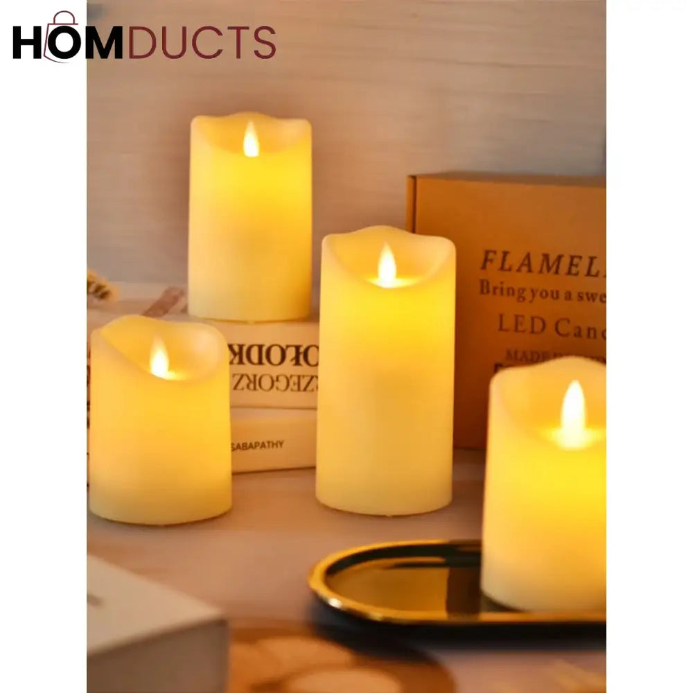 Three Pcs Led Candle Light