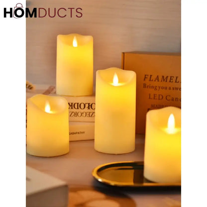 Three Pcs Led Candle Light