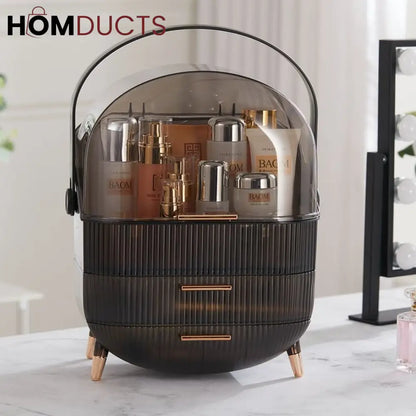 Transparent Cosmetic And Skincare Organizer