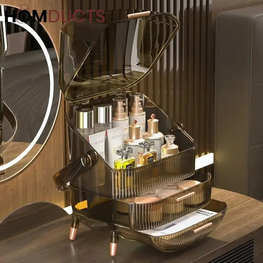 Transparent Cosmetic And Skincare Organizer