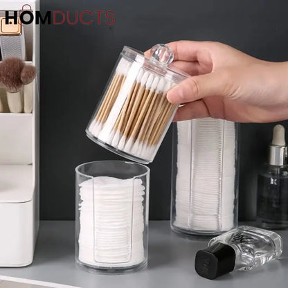 Transparent Cotton Swab Holder