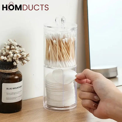 Transparent Cotton Swab Holder