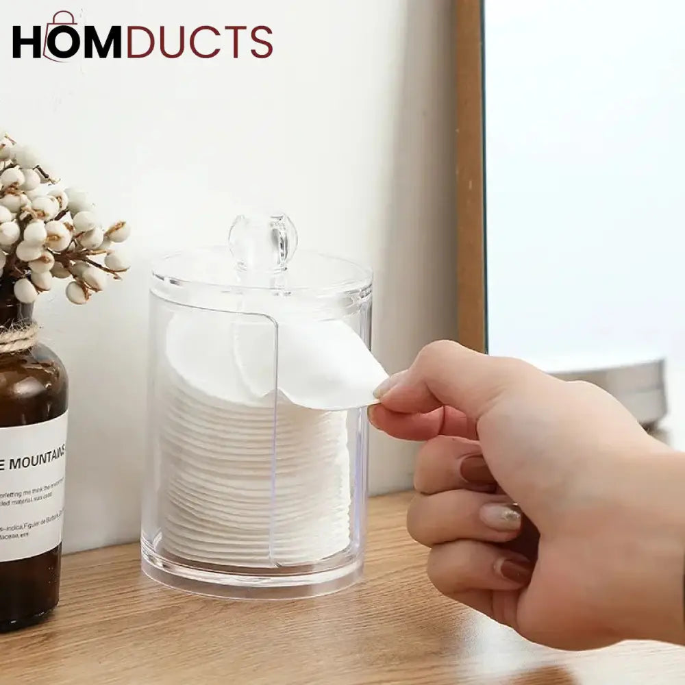 Transparent Cotton Swab Holder
