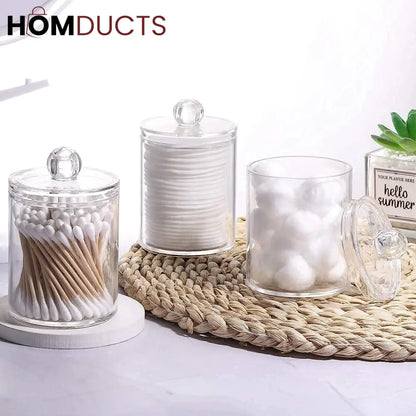 Transparent Cotton Swab Holder