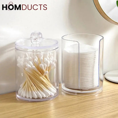 Transparent Cotton Swab Holder