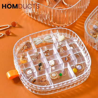 Transparent Crystal Jewelery Organiser