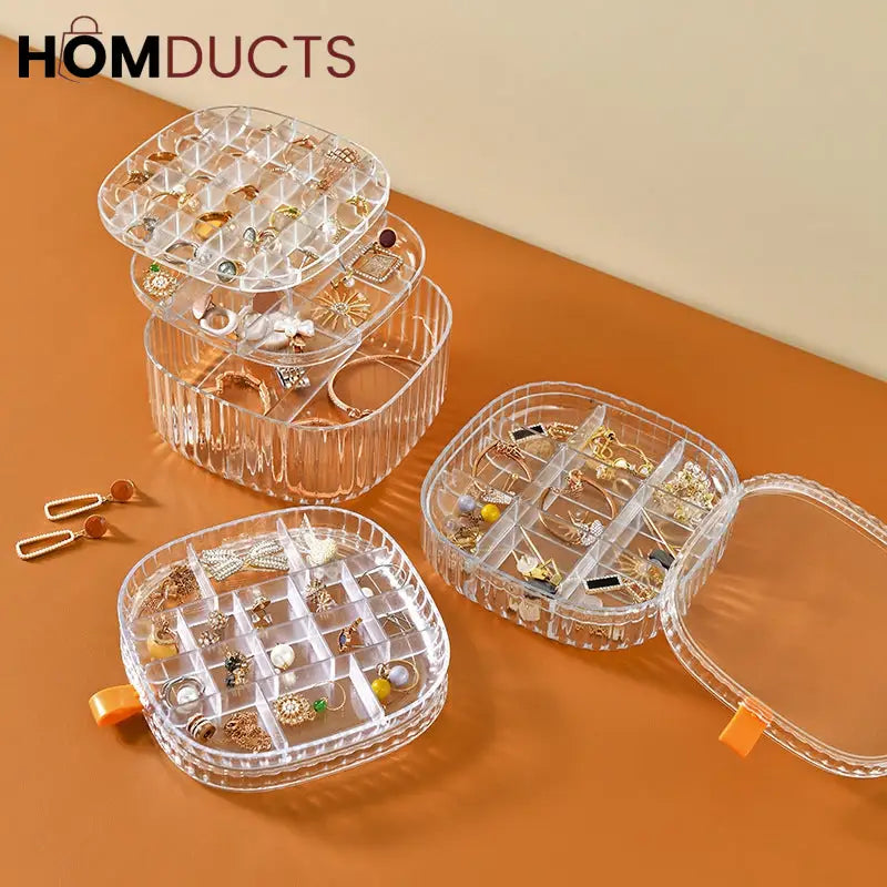 Transparent Crystal Jewelery Organiser