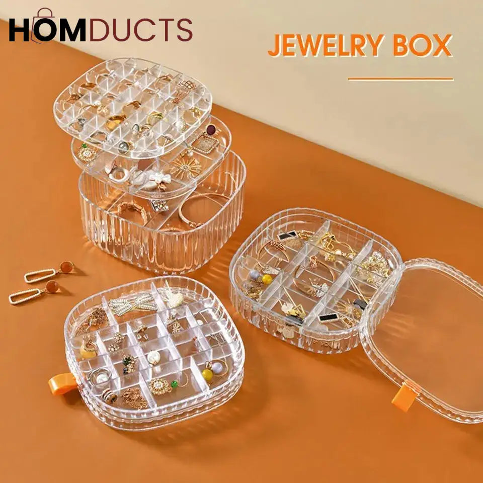 Transparent Crystal Jewelery Organiser