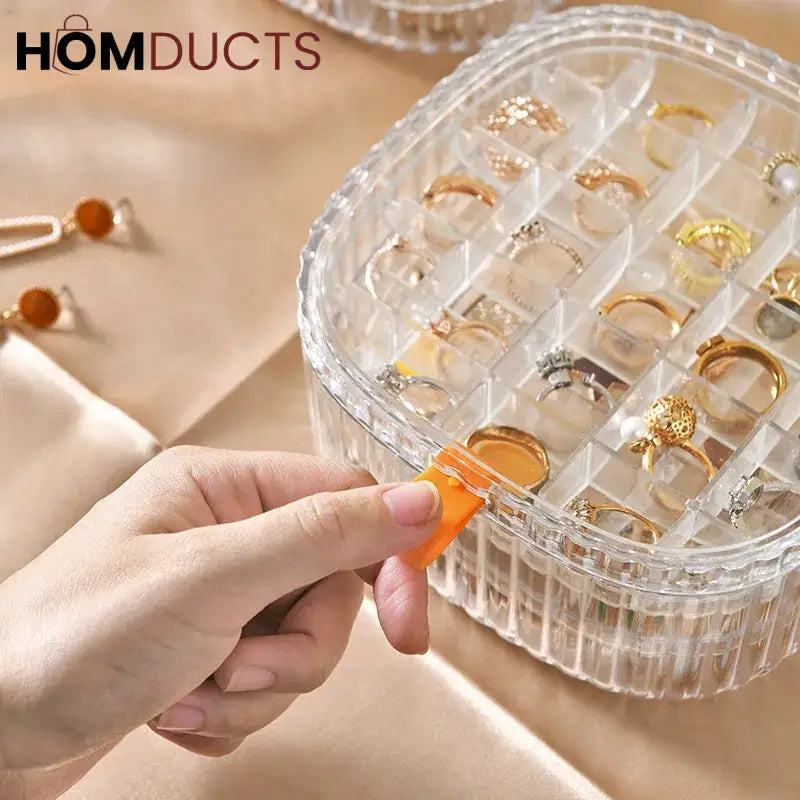 Transparent Crystal Jewelery Organiser