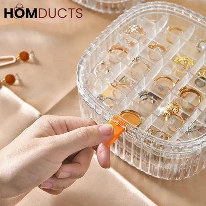 Transparent Crystal Jewelery Organiser