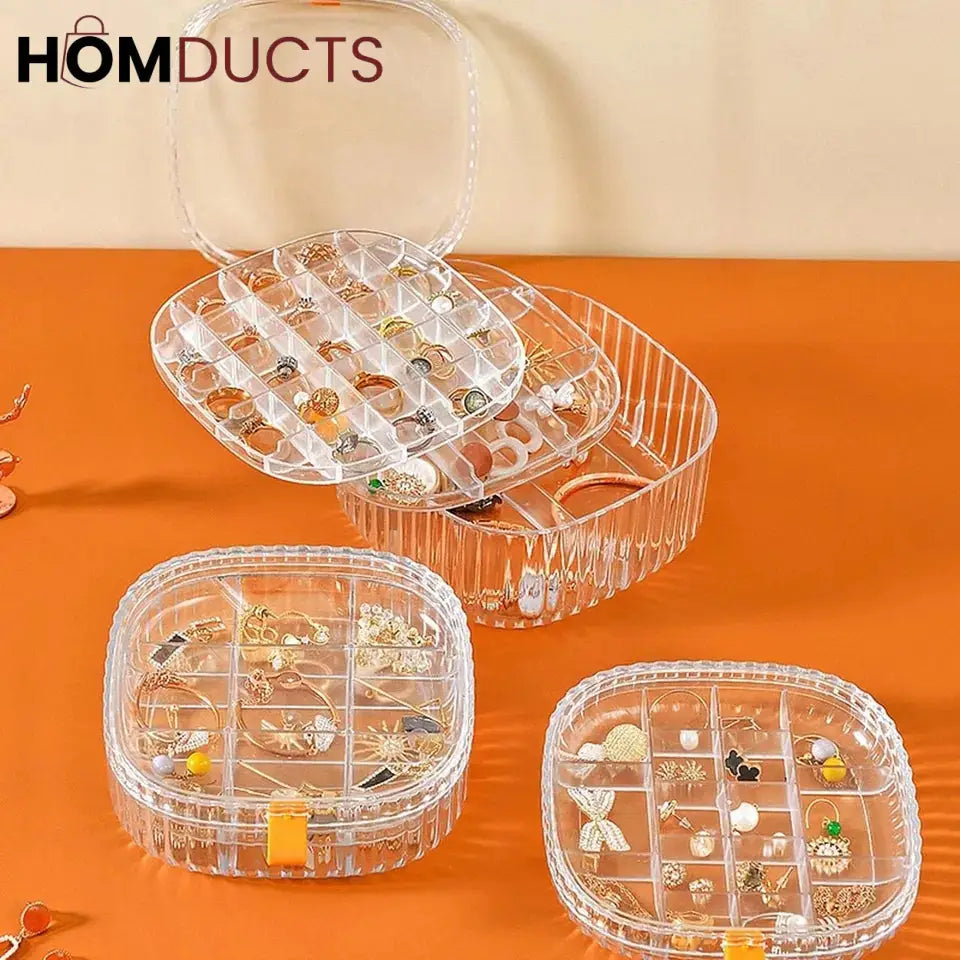 Transparent Crystal Jewelery Organiser