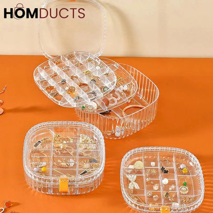 Transparent Crystal Jewelery Organiser