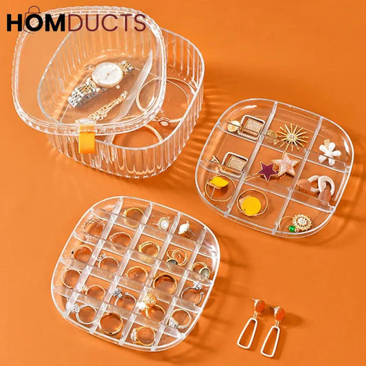 Transparent Crystal Jewelery Organiser