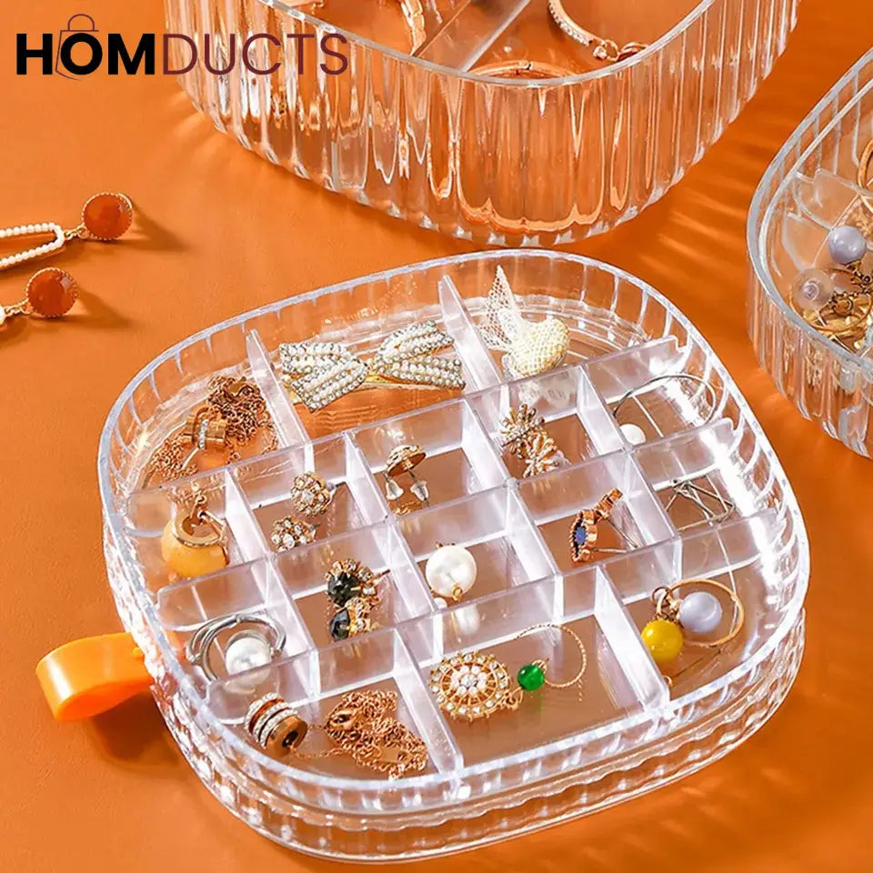 Transparent Crystal Jewelery Organiser