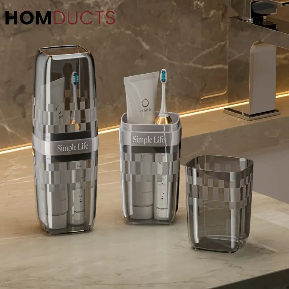 Transparent Toothbrush Holder