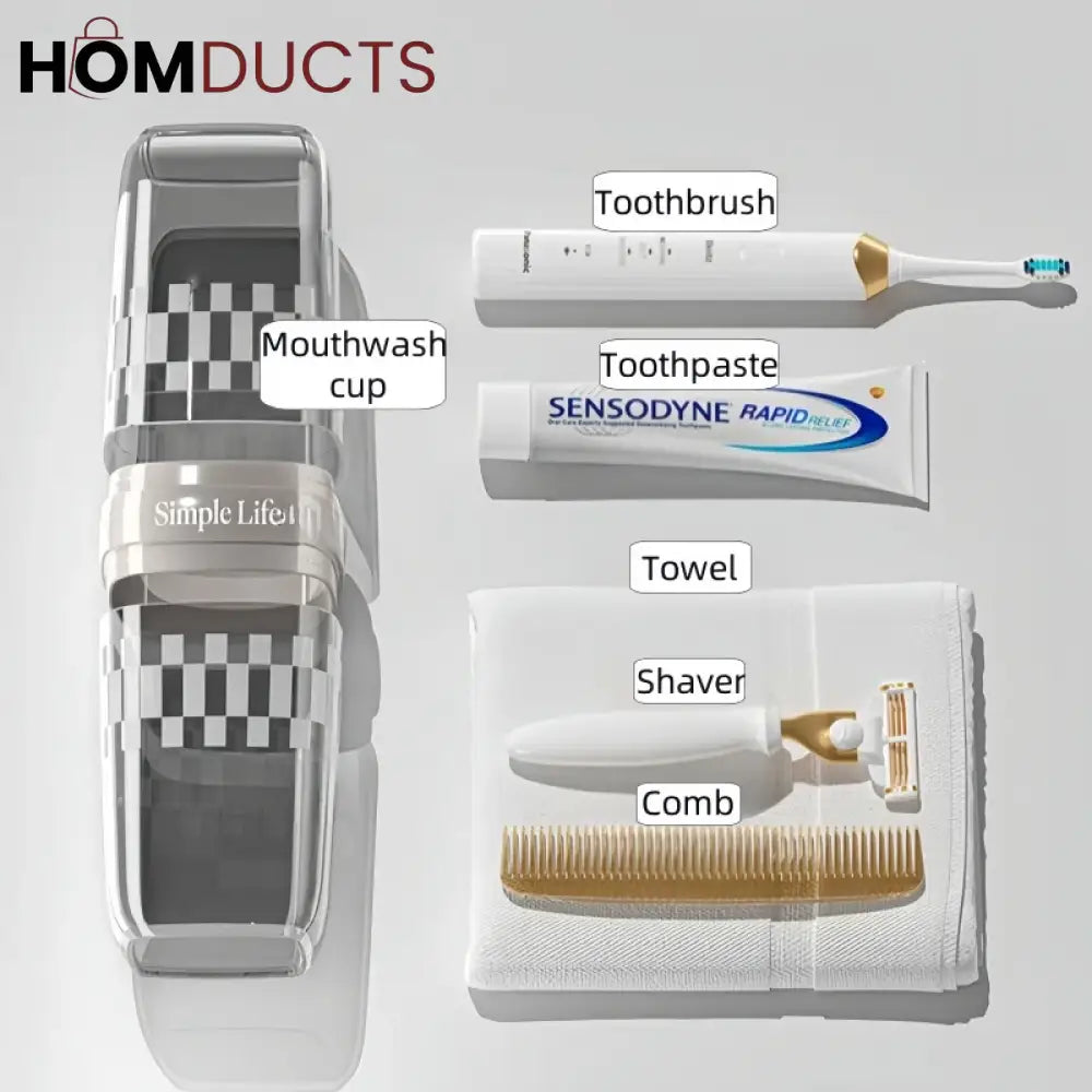 Transparent Toothbrush Holder
