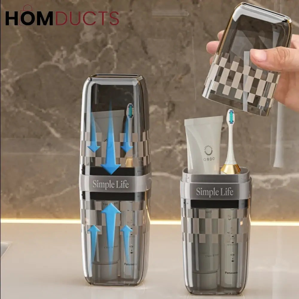 Transparent Toothbrush Holder