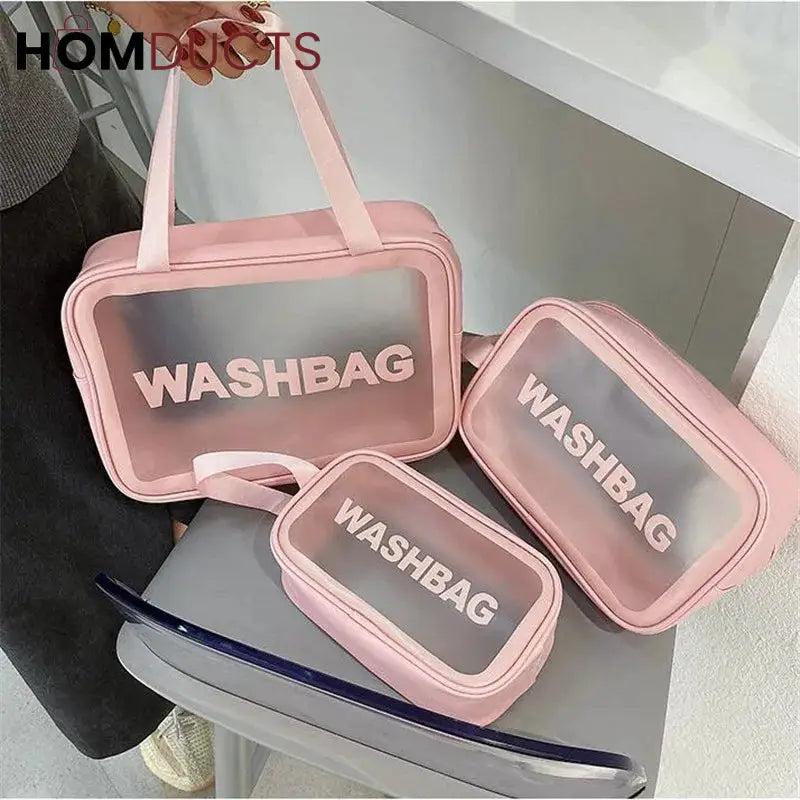 Travel Cosmetic Bag Set (3pcs)
