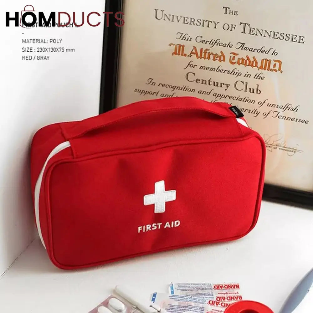 Travel medicine pouch