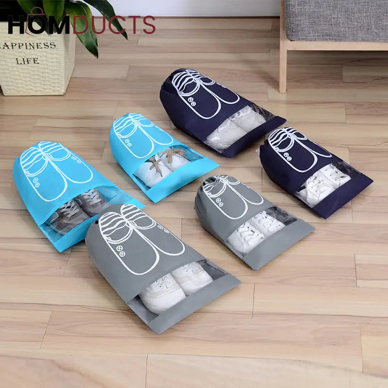 Travel Shoe Pouch (Pack of 5)