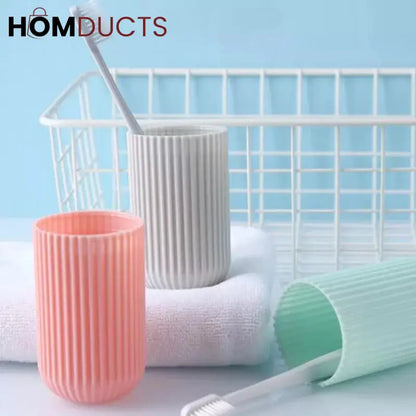 Travel tooth brush holder