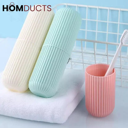 Travel tooth brush holder