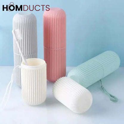 Travel tooth brush holder