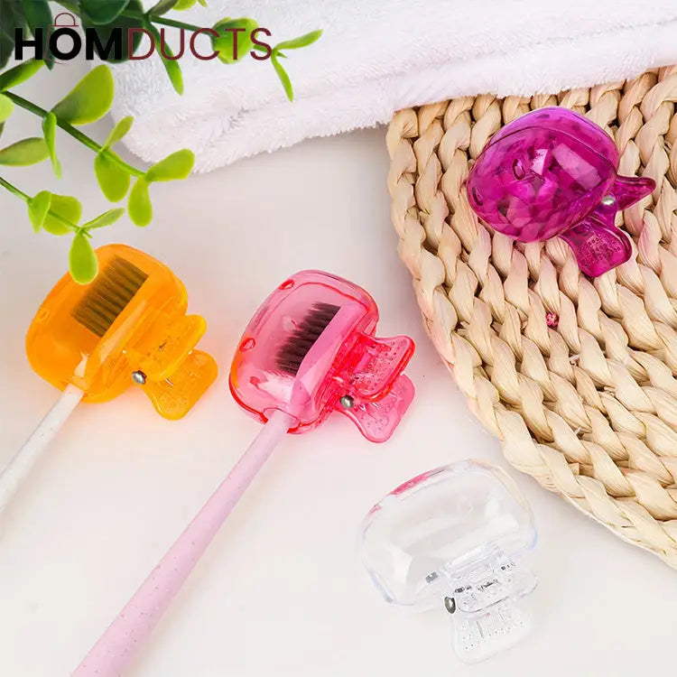 Travel Toothbrush Head Cover (Pack Of 10)