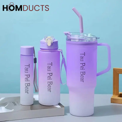 Trendy 3Pcs Bottle Set