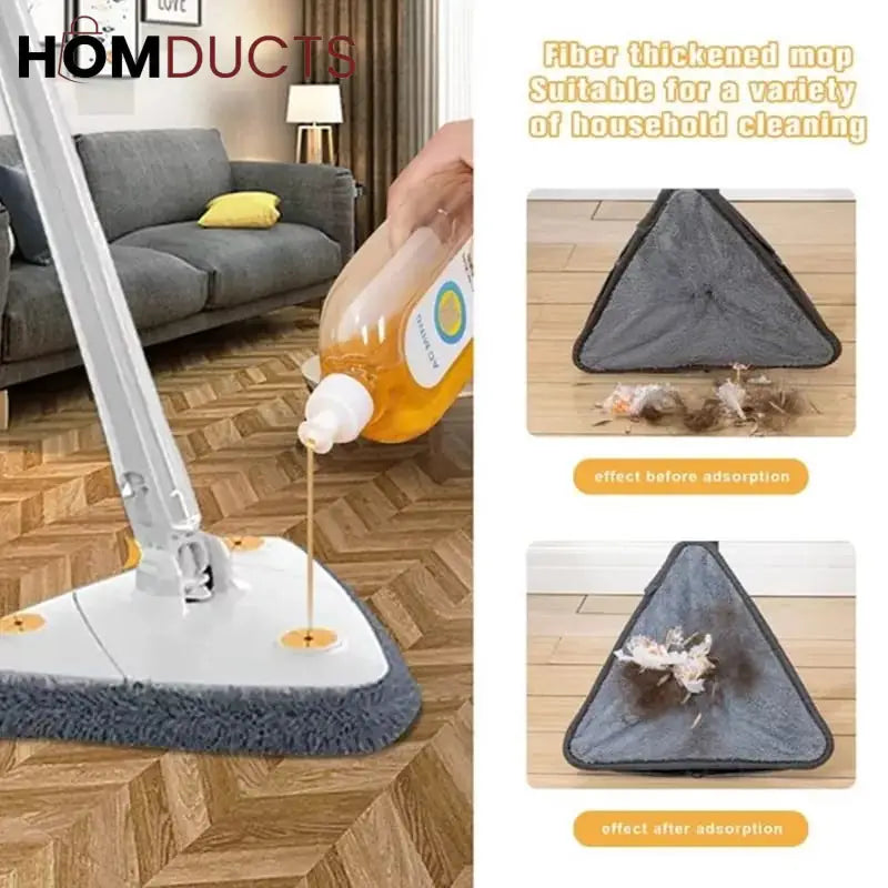 Triangle twist mop