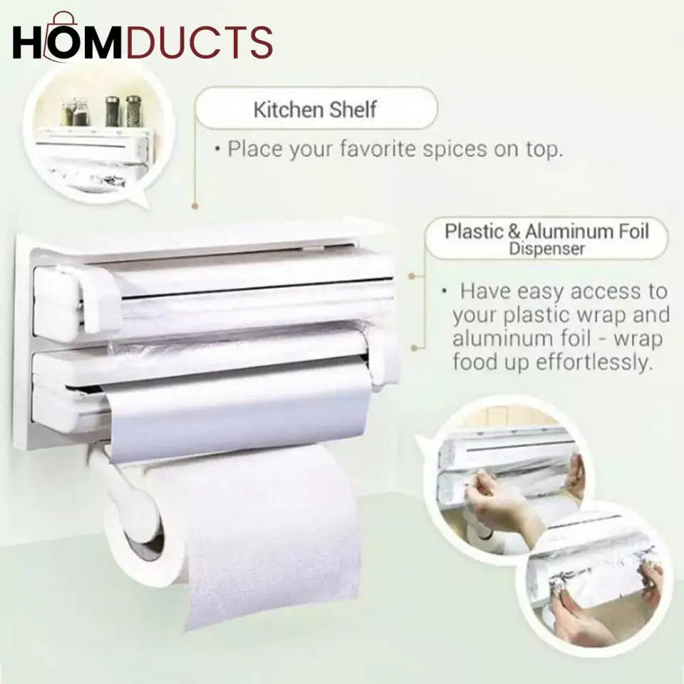 Triple paper dispenser