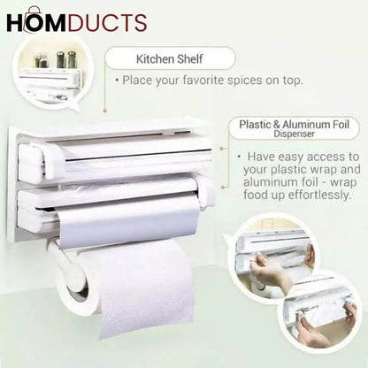 Triple paper dispenser