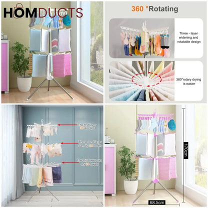 Tripod Clothes Drying Stand