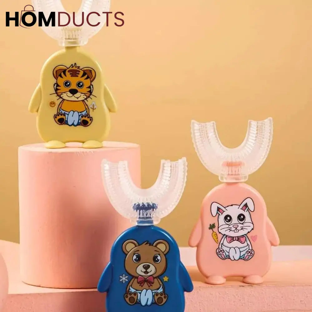 U shape Cartoon Toothbrush